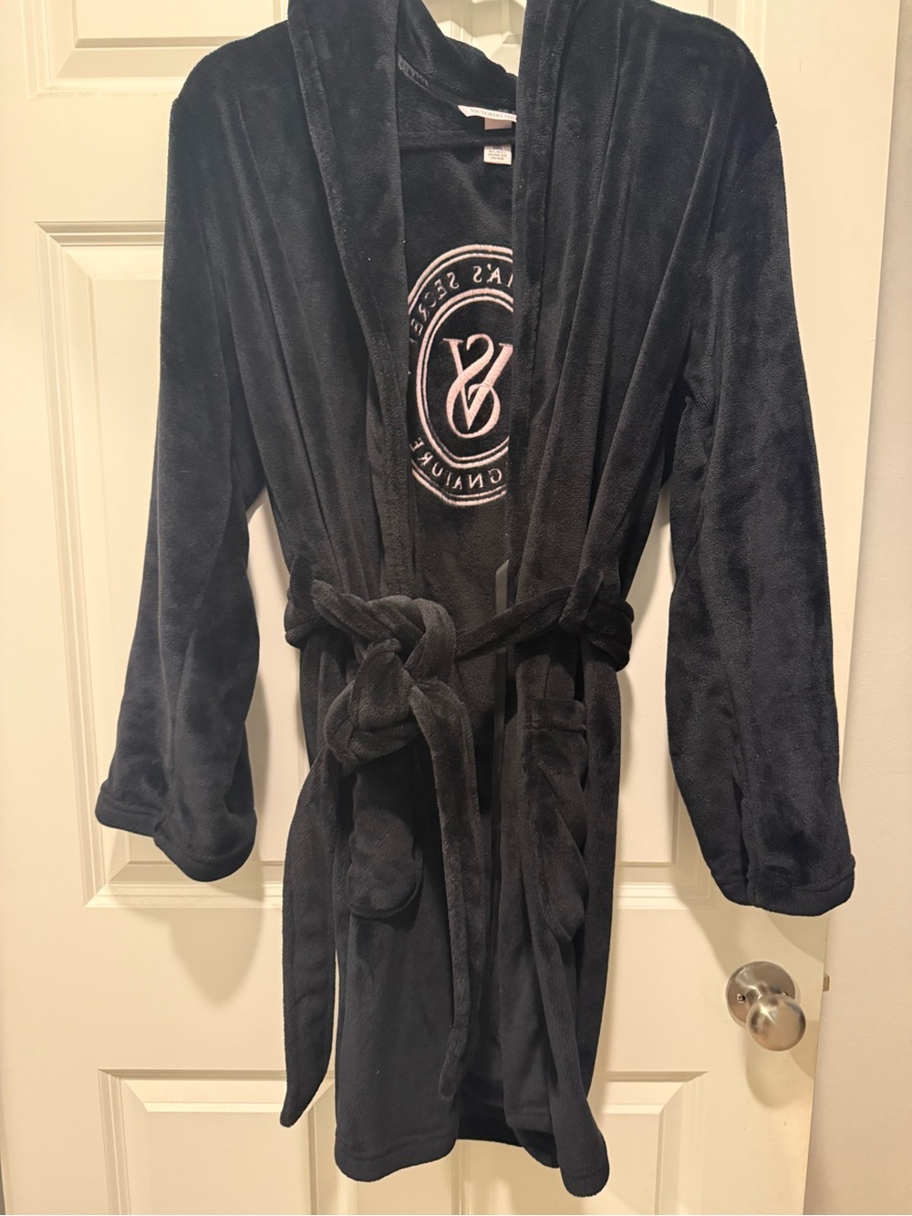 Victoria's Secret Plush Hooded Robe - size M/L